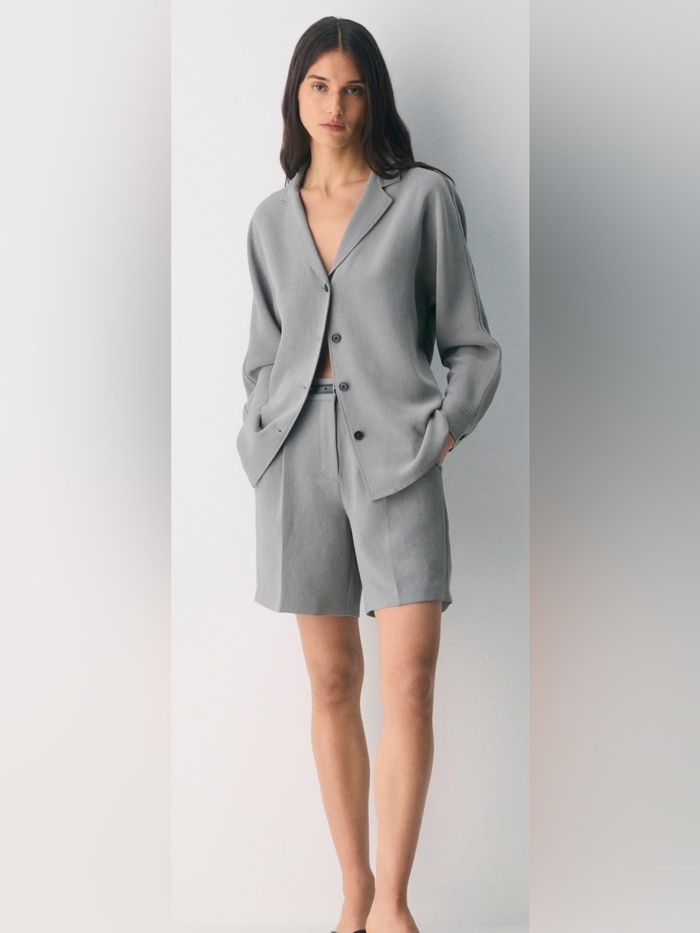 Wilfred Free-Form Shirt in Lilac - Fits Oversized